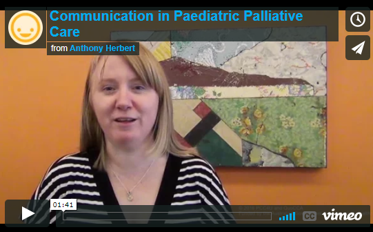 Play Video - Communication in Paediatric Palliative Care